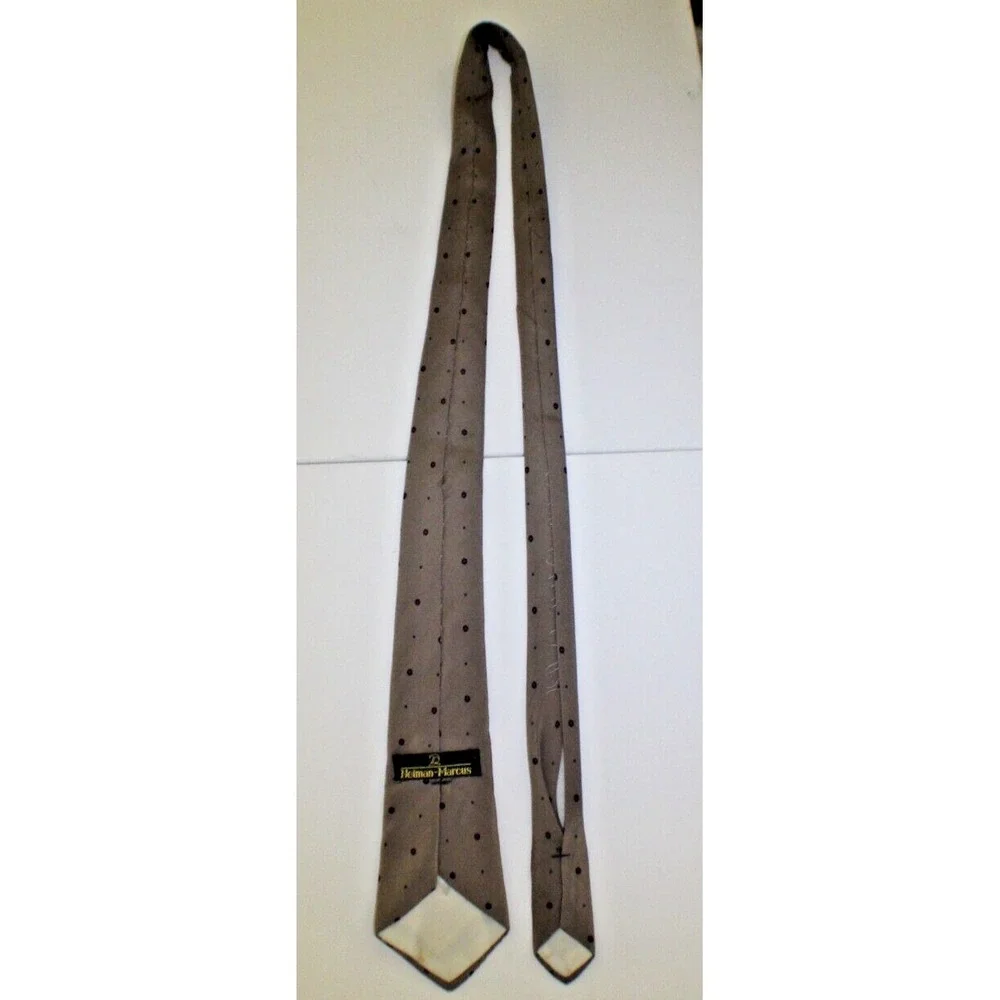 Vintage Nieman Marcus Tie Spotted Pattern